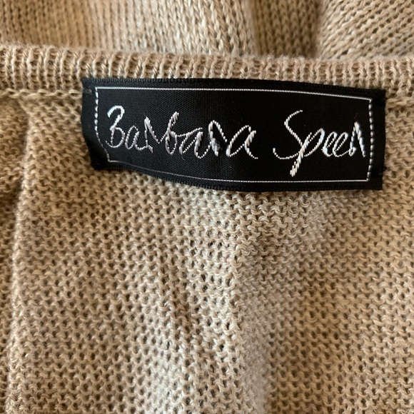 Barbara Speer designer Linen blouse w/ buttons - Picture 6 of 8